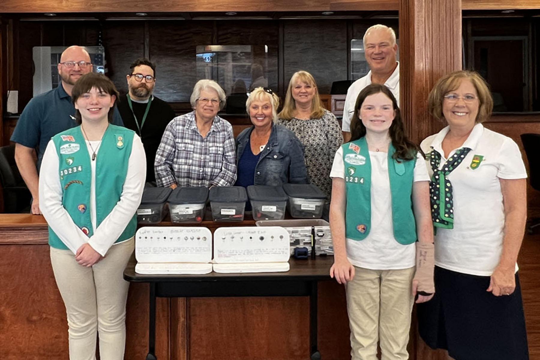 Leeds Girl Scouts Create S.T.E.M. Project for Leeds Jane Culbreth Library