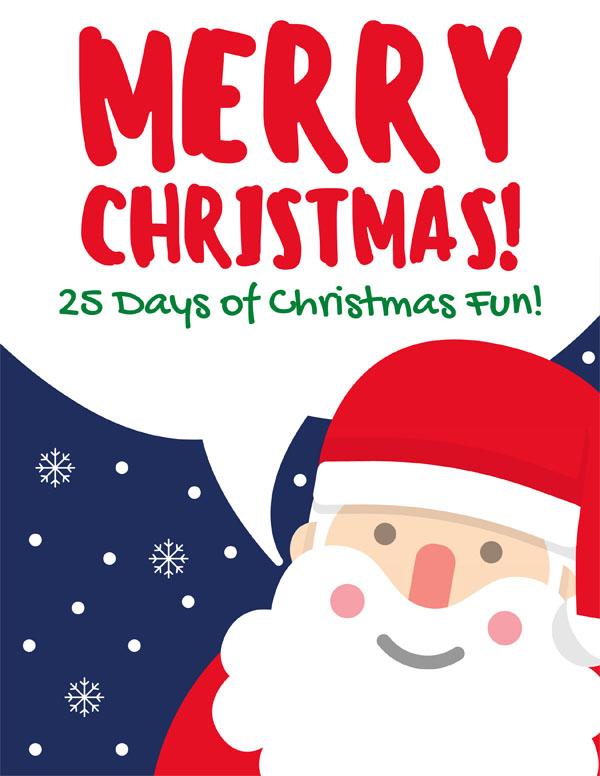 The Leeds Jane Culbreth Library is happy to provide a Christmas 25 Days of Fun Project for Kids!  This is a downloadable PDF for daily fun activities for your child to celebrate each day of December leading up to Christmas Day on December 25th. 