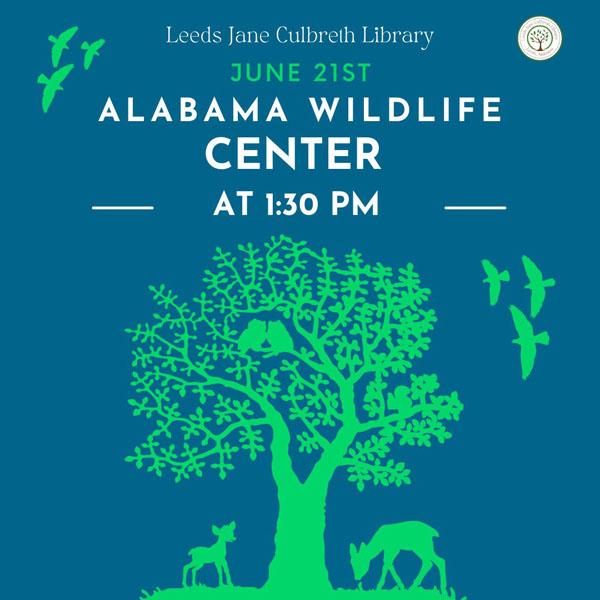Can you guess who is coming again to the library? Here is a hint...(without looking at the graphics), we loved it when they came to visit with their three birds! Alabama Wildlife Center then you are RIGHT! 